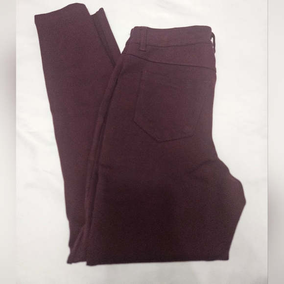 Dictionary Maroon Skinny Ankle Pants! - Picture 1 of 5